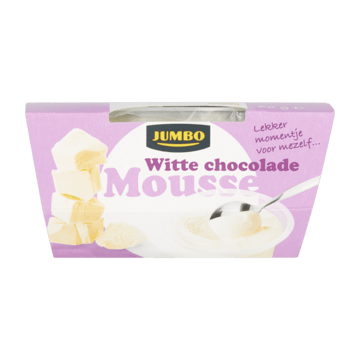 varkensvlees Defilé terugtrekken Jumbo Witte Chocolade Mousse 60g bestellen? - Zuivel, eieren, boter — Jumbo  Supermarkten
