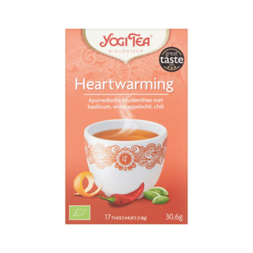 Yogi Tea Biologisch Heartwarming Theezakjes 17 x 1, 8g