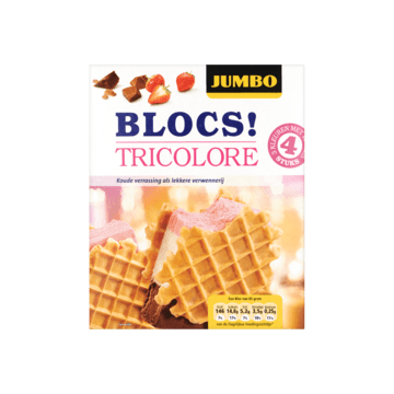 Jumbo Blocs! Tricolore 4 x 110ml