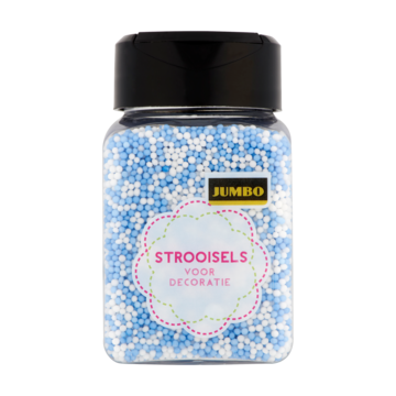 Jumbo Strooisels voor Decoratie Blauw- en Wit Musketzaad 75g