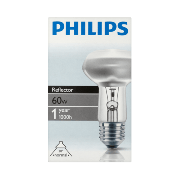 Philips Reflector Lamp 60W E27 - Huishouden, dieren, servicebalie — Jumbo Supermarkten
