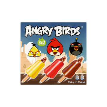 Angry Birds Waterijs 6 x 55ml