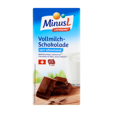 MinusL Lactosevrije Melkchocolade 80g