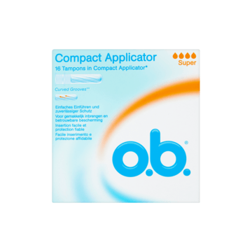 O.B. Compact Applicator Super Tampons Stuks bestellen? - Drogisterij — Supermarkten
