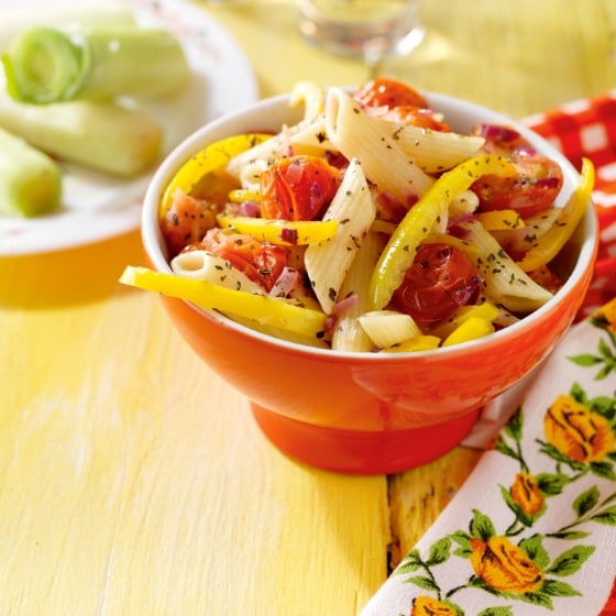 Zoete pasta met cherrytomaatjes