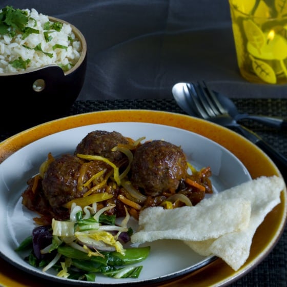 Gehaktballetjes op z’n Oosters