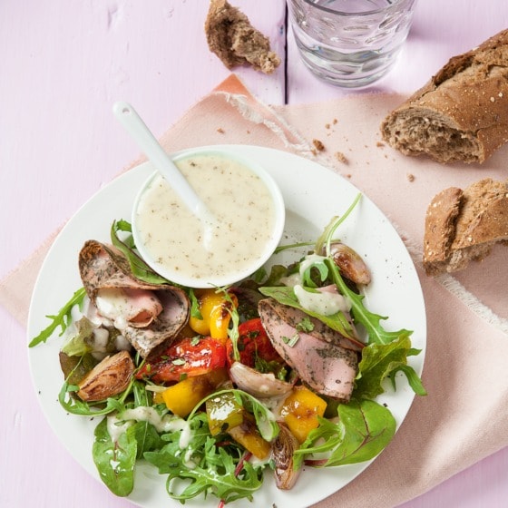 Mediterrane ratatouillesalade