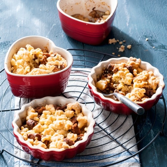 Peren-chocoladecrumble