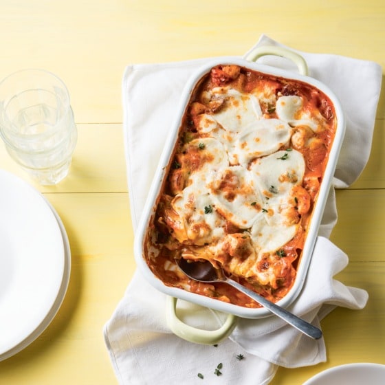 Napolitaanse lasagne met kip