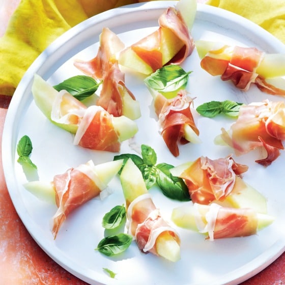 Meloen met Italiaanse ham