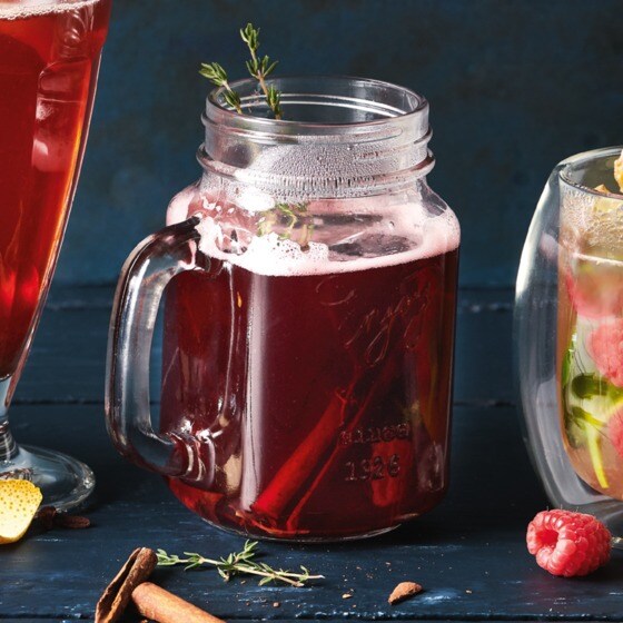 Warme granaatappelmocktail