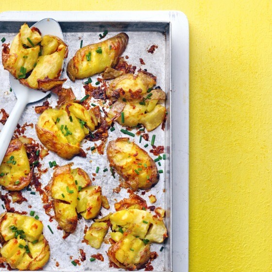 Smashed potatoes