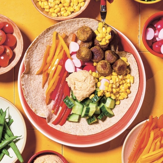 Falafelbowl met groenten-image