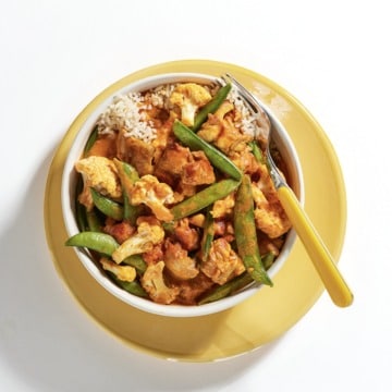 Curry madras met kip